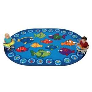  Fishing for Literacy Oval Classroom Rug