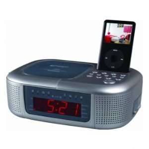  Emerson iC2196 iPod Dock Alarm Clock Radio Electronics