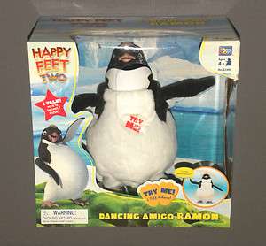 Happy Feet Two 2 Movie Dancing Amigo Ramon Talking Interactive Penguin 