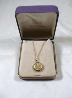 Vintage NOS B. David 12KT GF Locket w/Box  