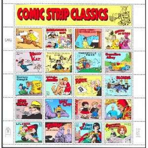    Comic Strip Classics Collectible Stamp Sheet 