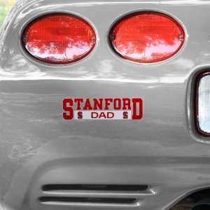  NCAA Stanford Cardinal Dad Car Decal