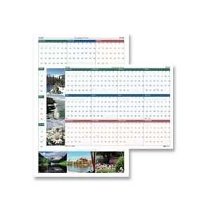  wall calendar offers 12 months of planning and three full color 