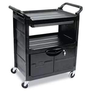   8w x 18 5/8d x 37 3/4h, Black by Rubbermaid Commercial Arts, Crafts