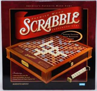 Scrabble Premier Wood Edition  
