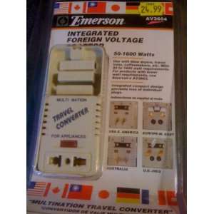  Emerson Integrated Foreign Voltage Adaptor Electronics