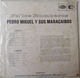   MIGUEL PALOS RUMBEROS SALSA GUAGUANCO DESCARGA PERU EX LP  