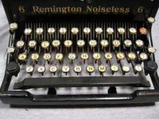 Vintage Remington Noiseless 6 Typewriter  