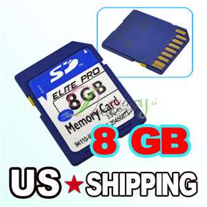 8GB 8G SDHC SD Secure Digital Memory Card  