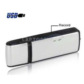   2GB USB 2.0 Digital Senstive Flash Drive Voice Recorder Black  