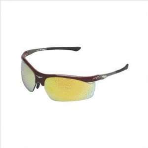  County Choppers OCC 402 Style Safety Glasses With Burgandy 
