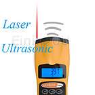   Mini Digital Ultrasonic Laser Point Lcd Range Distance Meter Measurer