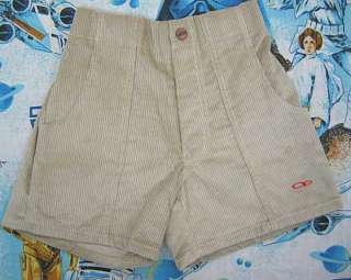 DEADSTOCK vintage Op OCEAN PACIFIC CORD SHORTS Tan 26 surf 90s  