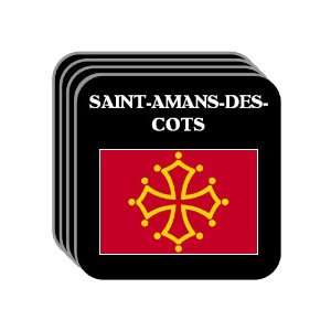 Midi Pyrenees   SAINT AMANS DES COTS Set of 4 Mini Mousepad Coasters