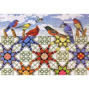  Counted Cross Stitch Kit Feathered Stars From Design Works 