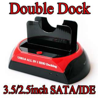 USB3.0 Dual IDE/SATA HDD Docking Station/ Festplatten  