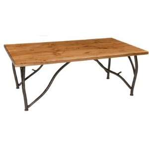  Stone Country Ironworks Woodland Cocktail Table in 