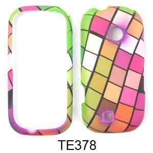  Rainbow Bricks Snap on Cover Faceplate for LG Cosmos II 