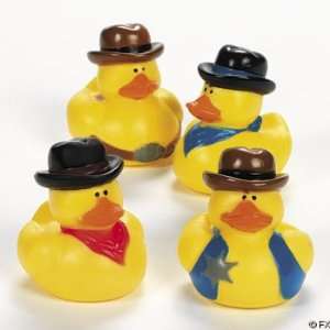  Cowboy Theme Rubber Duckys (1 dz) Toys & Games