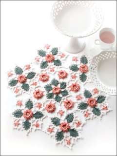 Irish Crochet Patterns Shawl Lace Doily Flower Bridal  