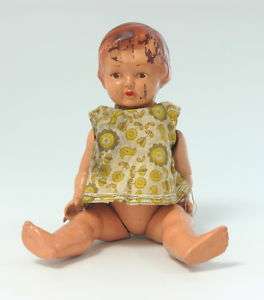 ANTIQUE GERMAN CELLULOID DOLL BABY DRESS  