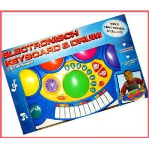  Electronic Keyboard & Drum 2in1 Toys & Games
