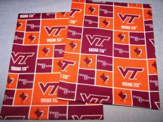 Virginia Tech Hokies VT 2 Sided Cotton Towels Set  