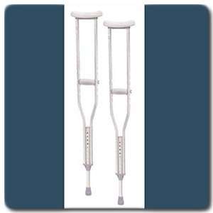 Aluminum Crutch with Underarm Pad and Handgrip   4 Sizes 