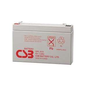 CSB Battery GPL 672   6.00 Volt 7.00 AmpH SLA Battery 