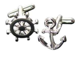  Anchor & Rudder Cufflinks 