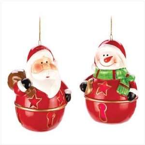  Cute Christmas Santa & Snowman Ornaments