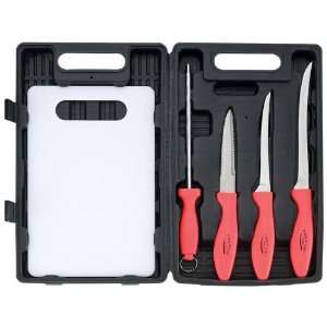   Quality 5Pc Fishing Cutlery Set By Flex Fillet 5pc Fishing Cutlery Set