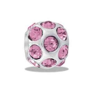   Bead/Charm Double Sterling Layered Bead   Fits Pandora Bracelets