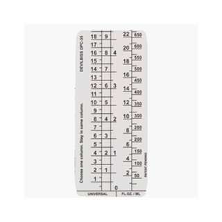  DEV DPC39K10 (10) 9 OZ MEASURE GUIDE Automotive