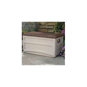  Deck Storage Box & Bench With Wheels Patio, Lawn & Garden