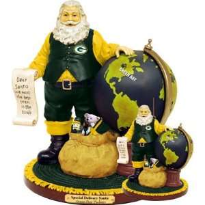 NFL Football Special Delivery Santa Claus Figurine with Free Ornament 