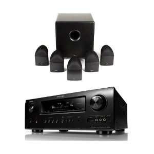 Denon AVR2312 Networking A/V Receiver and Mirage Nanosat Home Theater 