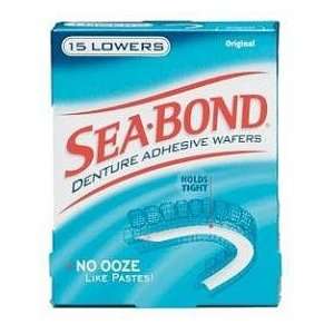  Sea Bond Lower Denture Adhesive Wafers Original 15 Health 