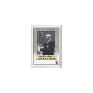   of the Game Coachs Corner #CC9   Adolph Rupp Sports Collectibles