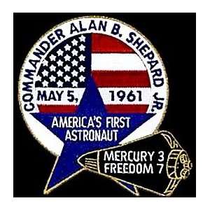  Alan B. Shepard Commemorative Patch Arts, Crafts & Sewing