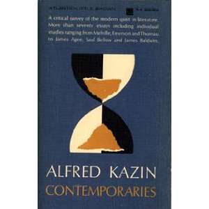  Contemporaries Alfred Kazin Books