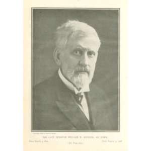  1908 Print William B Allison Iowa Senator 