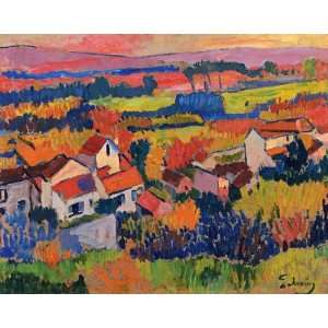 FRAMED oil paintings   André Derain   24 x 20 inches   Landscape near 
