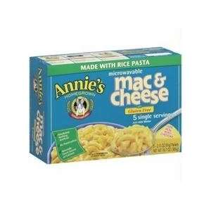 Annie`S Homegrown Rice Pasta & Wisconsin Cheddar Mac & Cheese (6X10.7 