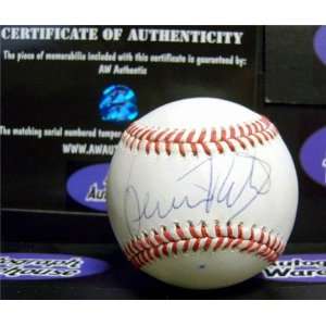  Bernadette Peters Autographed/Hand Signed MLB Baseball Bernadette 