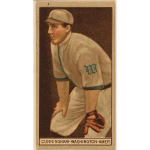  William Cunningham, Washington Nationals, baseball 1912 