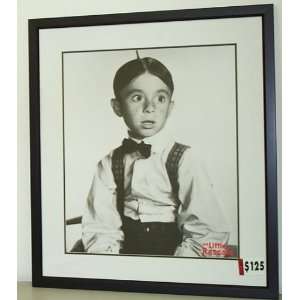  Alfalfa of The Little Rascals Framed B&W Picture