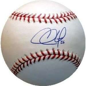 Chase Utley Autographed/Hand Signed Official MLB Baseball