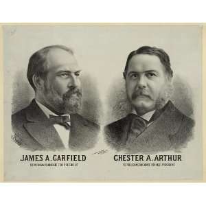   for president   Chester A. Arthur Republican candidate