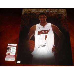 Autographed Chris Bosh Picture   16x20 + JSA COA   Autographed NBA 